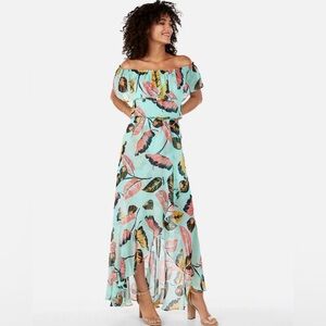 Express - Off the Shoulder Maxi Dress